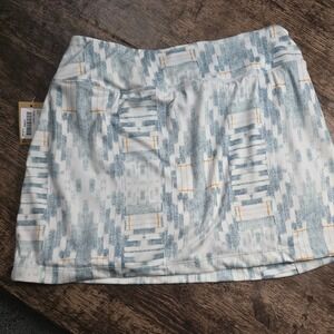 TITLE NINE Pocket Dream Skort Women M Blue Inca NWT Athletic Golf Tennis 610901